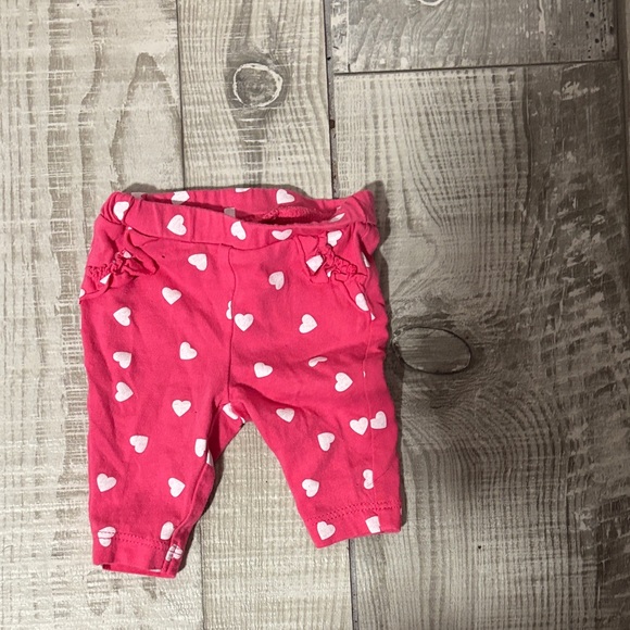 Carter's Other - Carter's Pink Heart Leggings